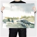 Picture of Watercolor Views I _GroupedProduct_Rectangle_Landscape_Canvas_
