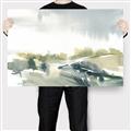 Picture of Watercolor Views I _GroupedProduct_Rectangle_Landscape_Canvas_