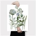 Picture of Blue Buds I _GroupedProduct_Rectangle_Portrait_Canvas_