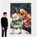 Picture of Bouquet in Vase _GroupedProduct_Rectangle_Portrait_Canvas_