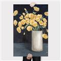 Picture of Yellow Pansies _GroupedProduct_Rectangle_Portrait_Canvas_