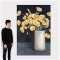 Picture of Yellow Pansies _GroupedProduct_Rectangle_Portrait_Canvas_