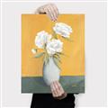 Picture of Roses & Vase _GroupedProduct_Rectangle_Portrait_Canvas_