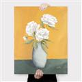 Picture of Roses & Vase _GroupedProduct_Rectangle_Portrait_Canvas_