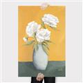 Picture of Roses & Vase _GroupedProduct_Rectangle_Portrait_Canvas_