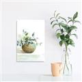 Picture of Vase and Blue Flowers _GroupedProduct_Rectangle_Portrait_Canvas_