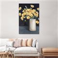 Picture of Yellow Pansies _GroupedProduct_Rectangle_Portrait_Canvas_