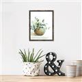 Picture of Vase and Blue Flowers _GroupedProduct_Rectangle_Portrait_Canvas_Framed_