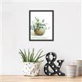 Picture of Vase and Blue Flowers _GroupedProduct_Rectangle_Portrait_Canvas_Framed_