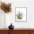 Picture of Vase and Blue Flowers _GroupedProduct_Rectangle_Portrait_Canvas_Framed_