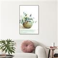Picture of Vase and Blue Flowers _GroupedProduct_Rectangle_Portrait_Canvas_Framed_