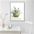 Picture of Vase and Blue Flowers _GroupedProduct_Rectangle_Portrait_Canvas_Framed_