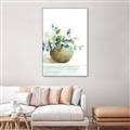 Picture of Vase and Blue Flowers _GroupedProduct_Rectangle_Portrait_Canvas_Framed_