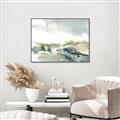 Picture of Watercolor Views I _GroupedProduct_Rectangle_Landscape_Canvas_Framed_