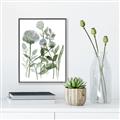 Picture of Blue Buds I _GroupedProduct_Rectangle_Portrait_Canvas_Framed_