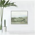 Picture of Green Space I _GroupedProduct_Rectangle_Landscape_Canvas_Framed_