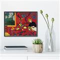 Picture of Red Influences _GroupedProduct_Rectangle_Landscape_Canvas_Framed_