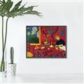 Picture of Red Influences _GroupedProduct_Rectangle_Landscape_Canvas_Framed_