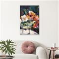 Picture of Bouquet in Vase _GroupedProduct_Rectangle_Portrait_Canvas_Framed_