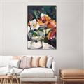 Picture of Bouquet in Vase _GroupedProduct_Rectangle_Portrait_Canvas_Framed_