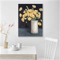Picture of Yellow Pansies _GroupedProduct_Rectangle_Portrait_Canvas_Framed_