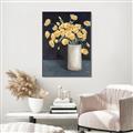 Picture of Yellow Pansies _GroupedProduct_Rectangle_Portrait_Canvas_Framed_