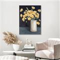 Picture of Yellow Pansies _GroupedProduct_Rectangle_Portrait_Canvas_Framed_