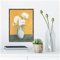 Picture of Roses & Vase _GroupedProduct_Rectangle_Portrait_Canvas_Framed_
