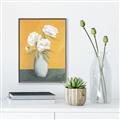Picture of Roses & Vase _GroupedProduct_Rectangle_Portrait_Canvas_Framed_