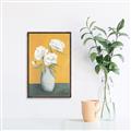 Picture of Roses & Vase _GroupedProduct_Rectangle_Portrait_Canvas_Framed_