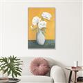 Picture of Roses & Vase _GroupedProduct_Rectangle_Portrait_Canvas_Framed_