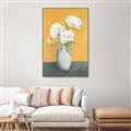 Picture of Roses & Vase _GroupedProduct_Rectangle_Portrait_Canvas_Framed_