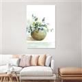 Picture of Vase and Blue Flowers _GroupedProduct_Rectangle_Portrait_Unframed_Print_Only_