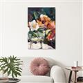 Picture of Bouquet in Vase _GroupedProduct_Rectangle_Portrait_Unframed_Print_Only_