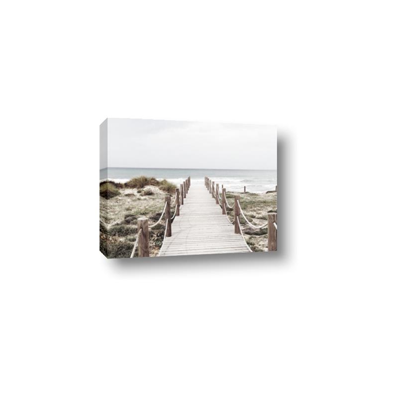 Picture of Sea Bridge To The Beach _GroupedProduct_Rectangle_Landscape_Photography _GroupedProduct_Rectangle_Landscape_Canvas_