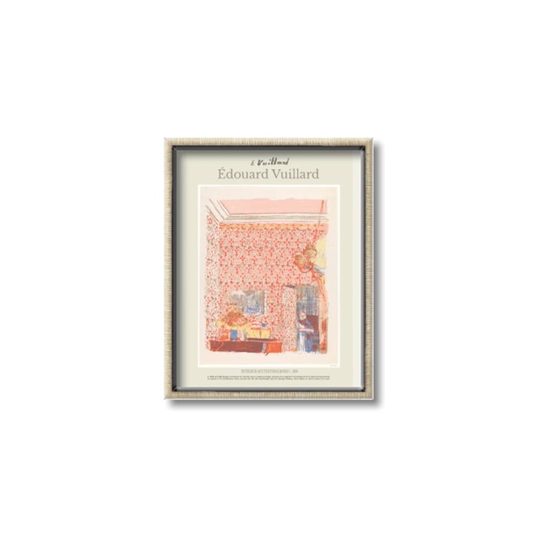 Picture of Tentures Roses _GroupedProduct_Rectangle_Portrait_Canvas_Framed_