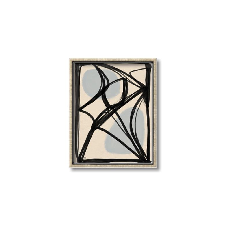 Picture of Webs & Dots I _GroupedProduct_Rectangle_Portrait_Canvas_Framed_