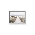 Picture of Sea Bridge To The Beach _GroupedProduct_Rectangle_Landscape_Photography _GroupedProduct_Rectangle_Landscape_Canvas_Framed_