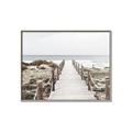Picture of Sea Bridge To The Beach _GroupedProduct_Rectangle_Landscape_Photography _GroupedProduct_Rectangle_Landscape_Canvas_Framed_