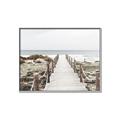 Picture of Sea Bridge To The Beach _GroupedProduct_Rectangle_Landscape_Photography _GroupedProduct_Rectangle_Landscape_Canvas_Framed_