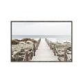 Picture of Sea Bridge To The Beach _GroupedProduct_Rectangle_Landscape_Photography _GroupedProduct_Rectangle_Landscape_Canvas_Framed_