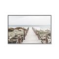 Picture of Sea Bridge To The Beach _GroupedProduct_Rectangle_Landscape_Photography _GroupedProduct_Rectangle_Landscape_Canvas_Framed_