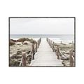 Picture of Sea Bridge To The Beach _GroupedProduct_Rectangle_Landscape_Photography _GroupedProduct_Rectangle_Landscape_Canvas_Framed_