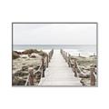 Picture of Sea Bridge To The Beach _GroupedProduct_Rectangle_Landscape_Photography _GroupedProduct_Rectangle_Landscape_Canvas_Framed_