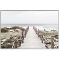 Picture of Sea Bridge To The Beach _GroupedProduct_Rectangle_Landscape_Photography _GroupedProduct_Rectangle_Landscape_Canvas_Framed_