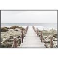 Picture of Sea Bridge To The Beach _GroupedProduct_Rectangle_Landscape_Photography _GroupedProduct_Rectangle_Landscape_Canvas_Framed_