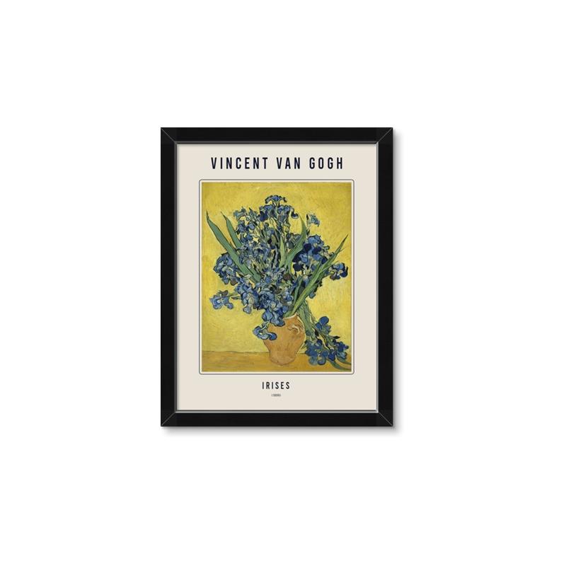 Picture of Irises _GroupedProduct_Rectangle_Portrait_Framed_Matted_