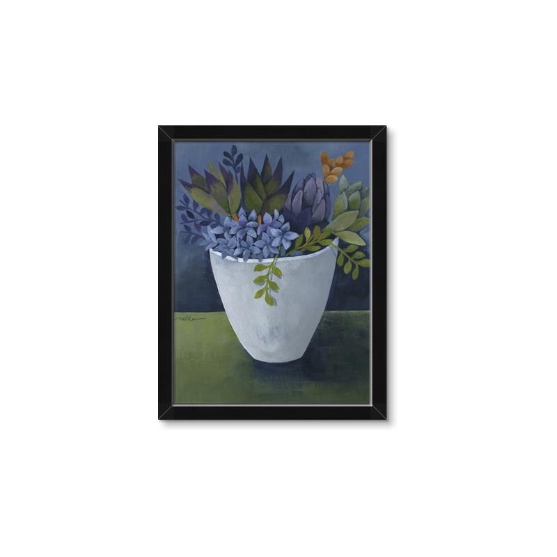 Picture of Violet Succulents _GroupedProduct_Rectangle_Portrait_Framed_Matted_