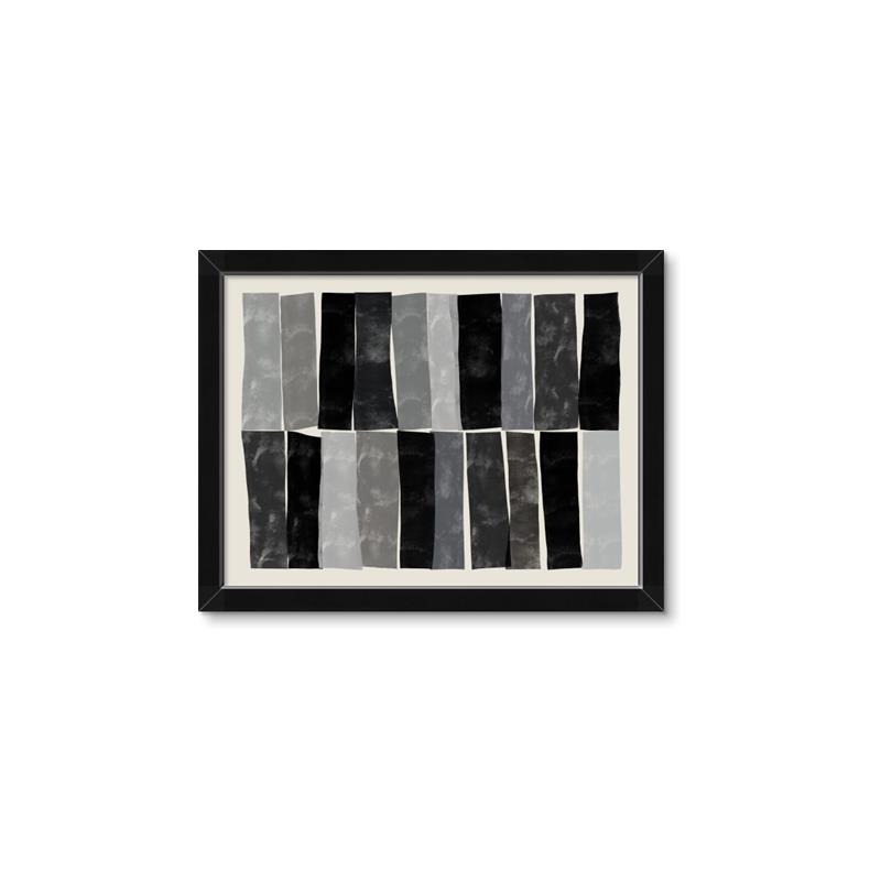 Picture of Gray Swatches II _GroupedProduct_Rectangle_Landscape_Framed_Matted_
