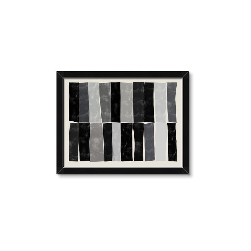 Picture of Gray Swatches I _GroupedProduct_Rectangle_Landscape_Framed_Matted_